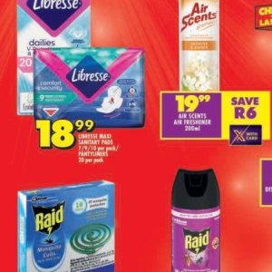 Sanitary pads libresse