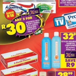 Toothpaste aquafresh