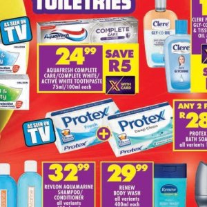 Toothpaste aquafresh