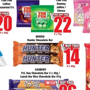 Chocolate at Boxer Superstores