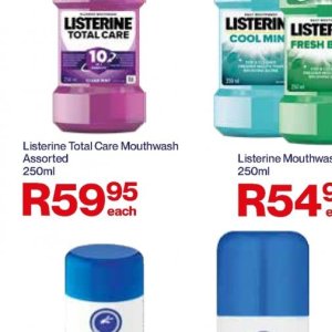 Mouthwash listerine