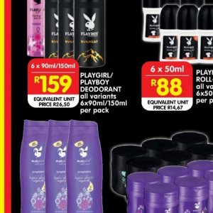 Deodorant at Shoprite