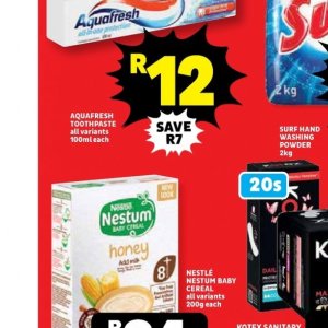 Toothpaste aquafresh  at Usave