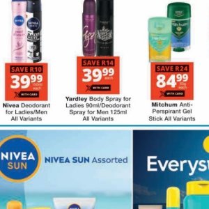 Body spray nivea