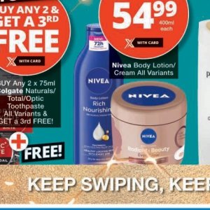 Body lotion nivea