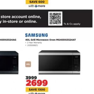 Microwave oven samsung