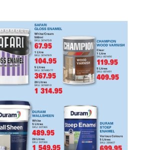 Wood varnish at Cashbuild