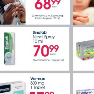 Nasal spray at Clicks