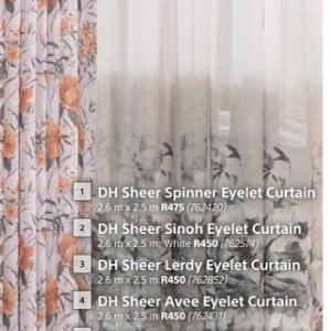 Curtain at Builders Warehouse