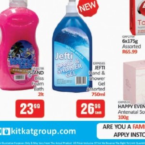 Shower gel at Kit Kat Cash&Carry