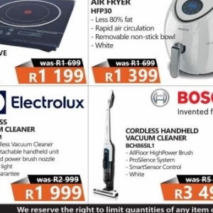 Vacuum cleaner at Tafelberg Furnishers