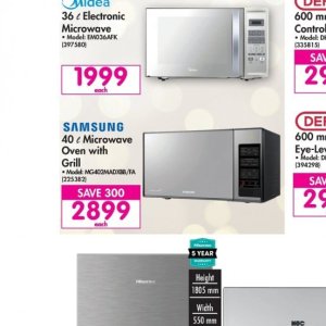 Microwave oven at Makro