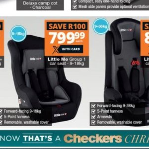 checkers hyper car seats