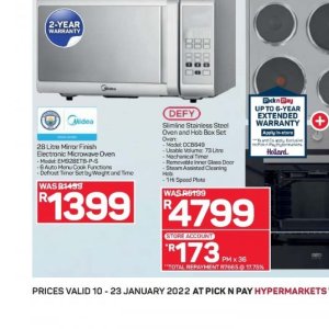 Oven at Pick n Pay Hyper