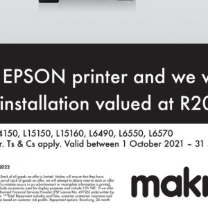 Printer epson  at Makro