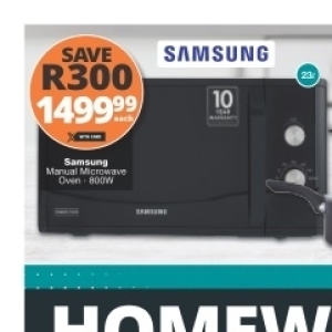 Microwave oven samsung  at Checkers