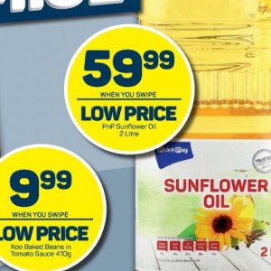 Sunflower oil at Pick n Pay Hyper