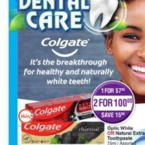 colgate optic white dischem