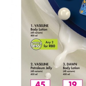 Body lotion at Makro