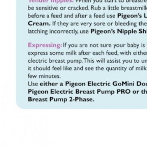 Breast pump at Baby City