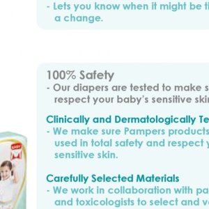 Diapers pampers  at Baby City
