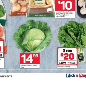 Cabbage at Pick n Pay Hyper