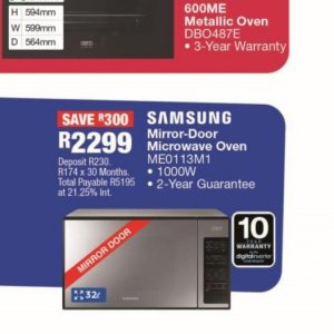 Microwave oven samsung  at OK Furniture