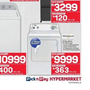 Dryer at Pick n Pay Hyper