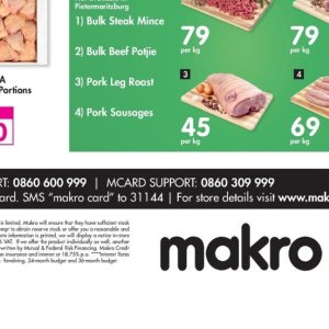 Sausages at Makro