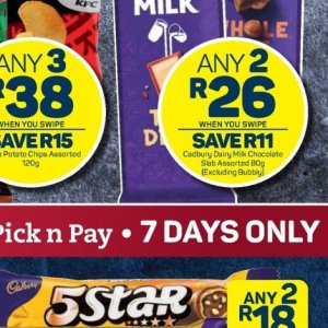 Chocolate at Pick n Pay Hyper