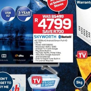 TV set at Pick n Pay Hyper