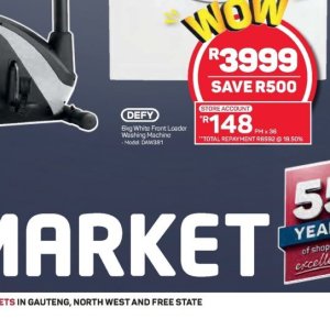 Washing machine at Pick n Pay Hyper