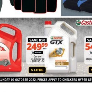 Engine oil at Checkers Hyper