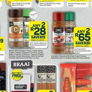 Spices at Pick n Pay Hyper