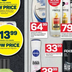 Shampoo at Pick n Pay Hyper