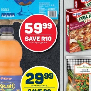 Eggs at Pick n Pay Hyper