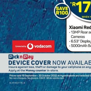 Cover at Pick n Pay Hyper