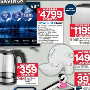 TV set at Pick n Pay Hyper