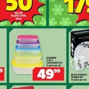 Dinner set at Usave