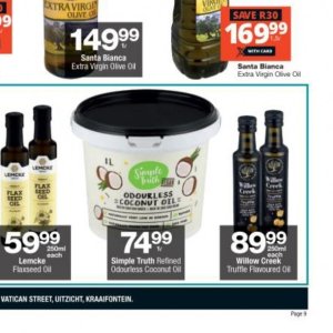 Coconut oil at Checkers