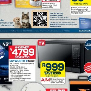 TV set at Pick n Pay Hyper