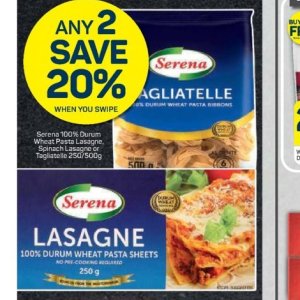 Pasta at Pick n Pay Hyper
