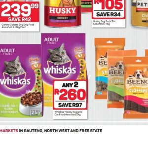 pick n pay whiskas