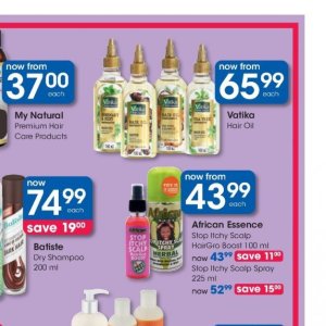 Hair oil at Clicks