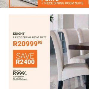 Bradlows knight discount dining room suites