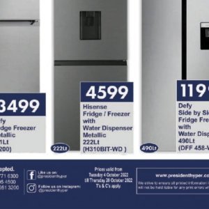 Refrigerator at President Hyper