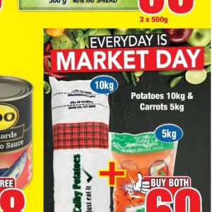 Potatoes at Boxer Superstores