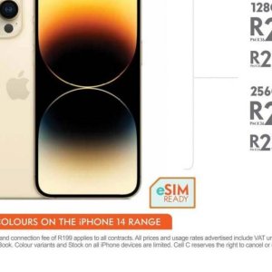 iphone at cell c