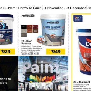 Paint at Builders Warehouse