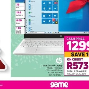 Laptop lenovo  at Game
